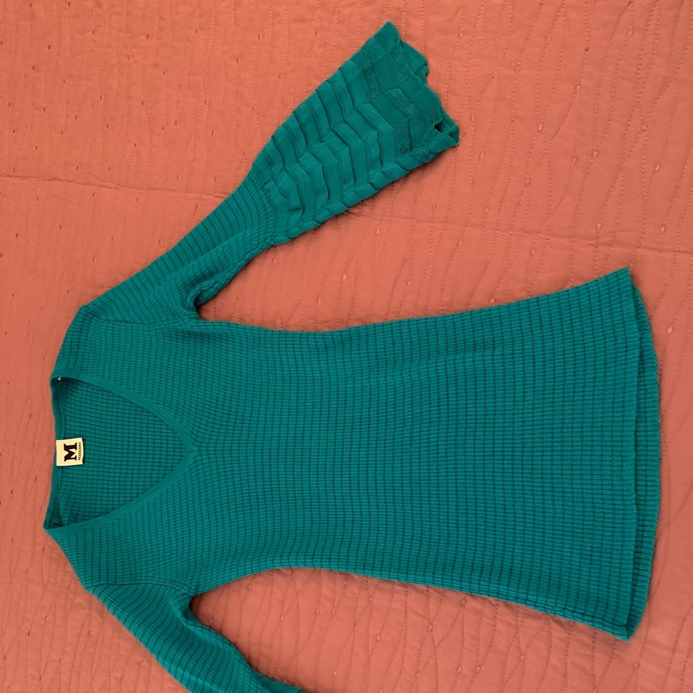Knit turquoise Missoni blouse